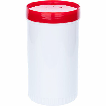 Dosierflasche &Oslash; 90 mm H= 330 mm rot 1 L Polyethylen BE0401010