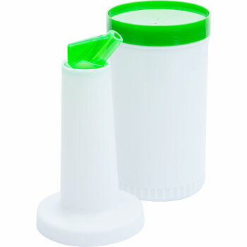 Dosierflasche &Oslash; 90 mm H= 330 mm gr&uuml;n 1 L Polyethylen BE0403010