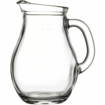 Krug Glas &Oslash; 78 - 60 mm H= 153 mm 0,5 L 6...