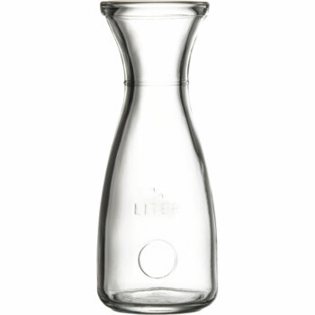 Karaffe aus Glas &Oslash; 60 - 67 mm H&ouml;he 176 mm...