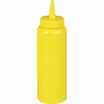 Quetschflasche gelb Ø 55 mm H= 210 mm 0,35 L KK080121
