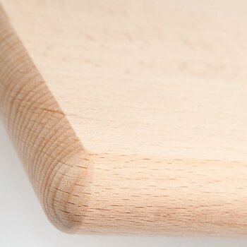 Schneidebrett Holz 400 x 300 x 20 mm Buchenholz MS1512400