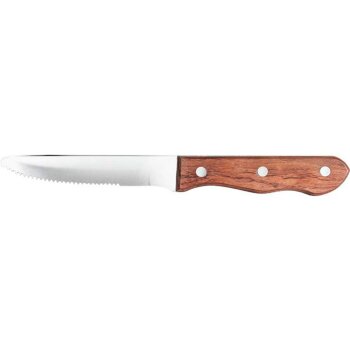 Steakmesser + Griff Holz 120 mm Klinge Edelstahl TT1506120
