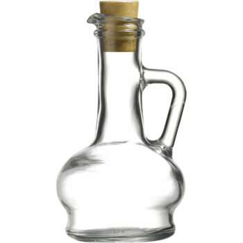 Essigflasche / Ölflasche aus Glas mit Pfropfen H=...