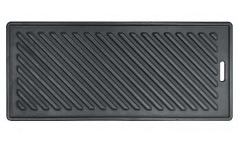 Gusseisenplatte für BBQ-Grill 415 x 240 mm schwarz...