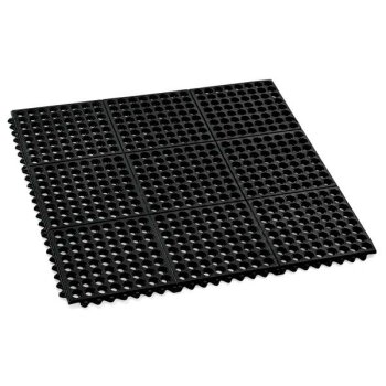 Fußbodenmatte klick System Gummi 91,5 x 91,5 x 1,2 cm