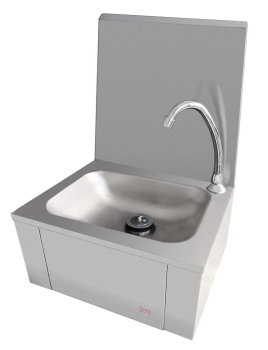 Handwaschbecken mit Kniebedienung Chrom-Nickel-Stahl 400...